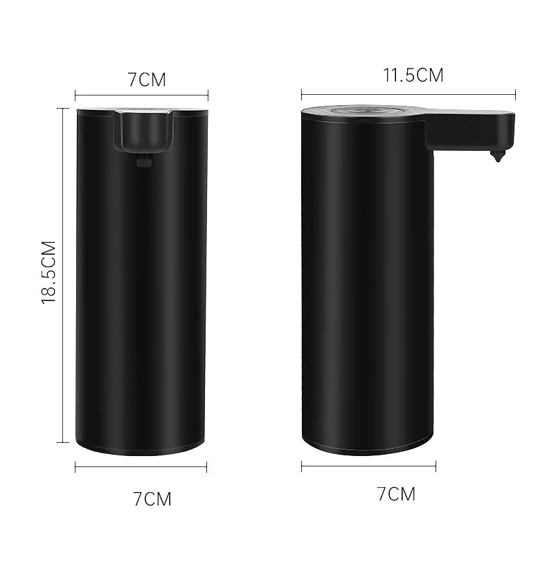 Black Sensor Non-contact Liquid Soap Dispenser for Kitchen Automatic Washing Hand Machine Washer Shampoo Detergent Dispenser