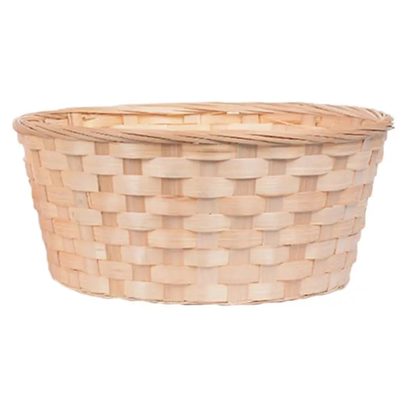 Bamboo Woven Bread Basket Fruit Vegetables Egg Storage Basketry Snacks Container