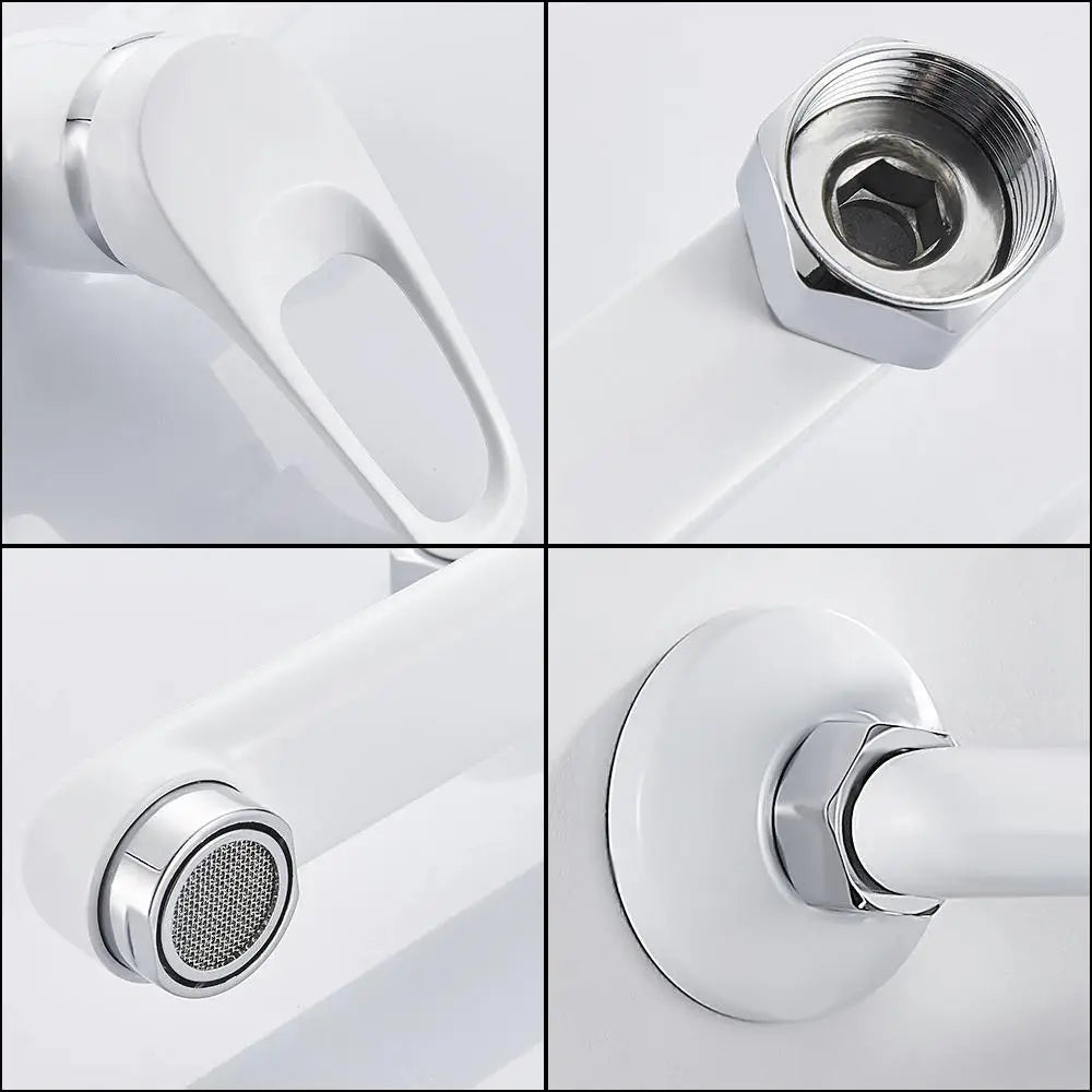 Kitchen Faucet Mixers Wall Mounted Single Handle Mixer Tap Sink Faucet Rotation Hot Cold Water Mixer Mop Pool Tap Basin Faucet