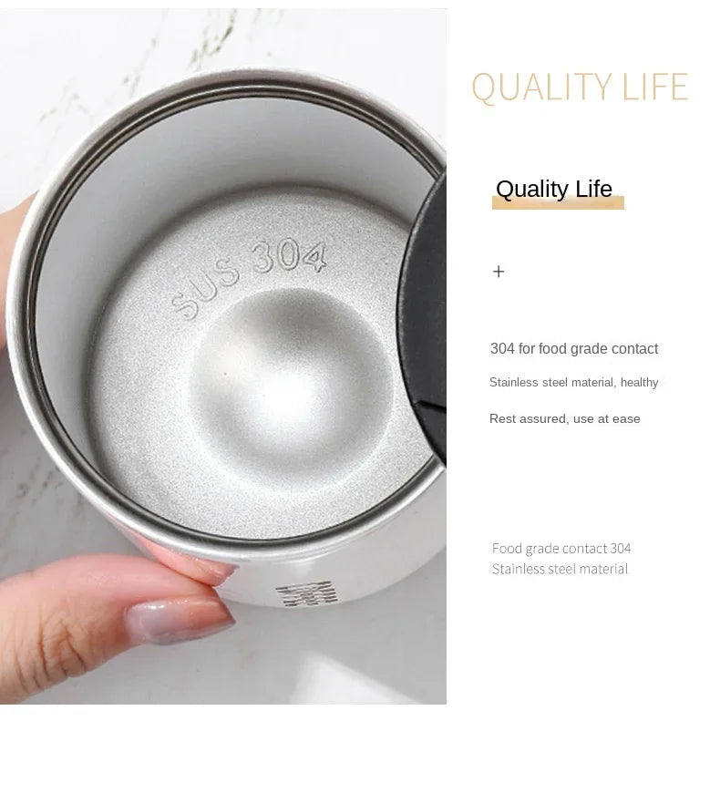 400ML Stainless Steel Coffee Thermos Bottle Thermal Mug Leakproof Car Vacuum Flasks Coffee Cup Travel Portable Insulated Bottles