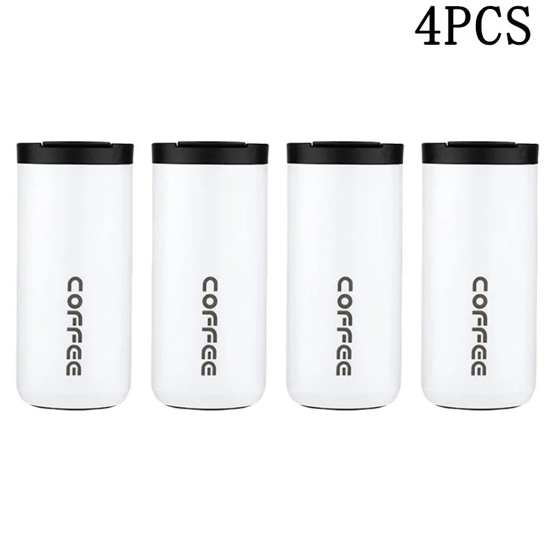 400ML Stainless Steel Coffee Thermos Bottle Thermal Mug Leakproof Car Vacuum Flasks Coffee Cup Travel Portable Insulated Bottles