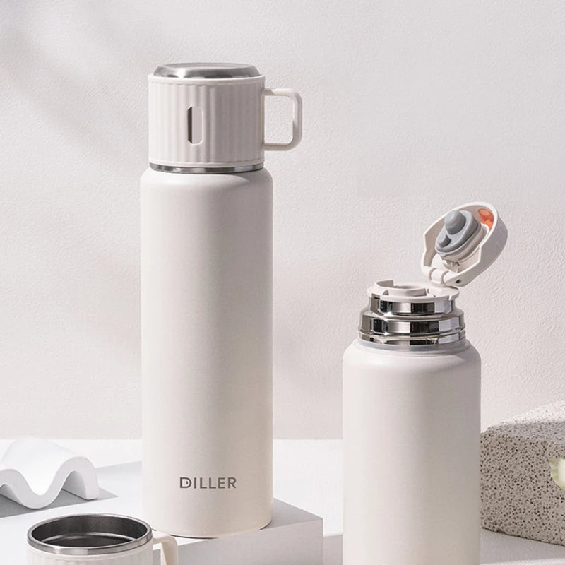 500ml Stainless Steel Thermos Bottle for Hot Coffee Vacuum Thermal Water Bottle Insulated Cup Vacuum Flasks Double Wall Travel