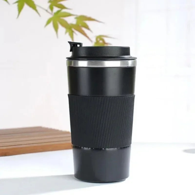 380ml 510ml Stainless Steel Coffee Cup Thermal Mug Garrafa Termica Cafe Copo Termico Caneca Non-slip Travel Car Insulated Bottle