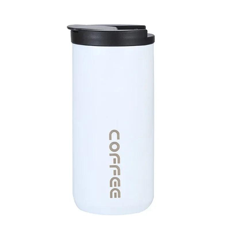 400ML Stainless Steel Coffee Thermos Bottle Thermal Mug Leakproof Car Vacuum Flasks Coffee Cup Travel Portable Insulated Bottles