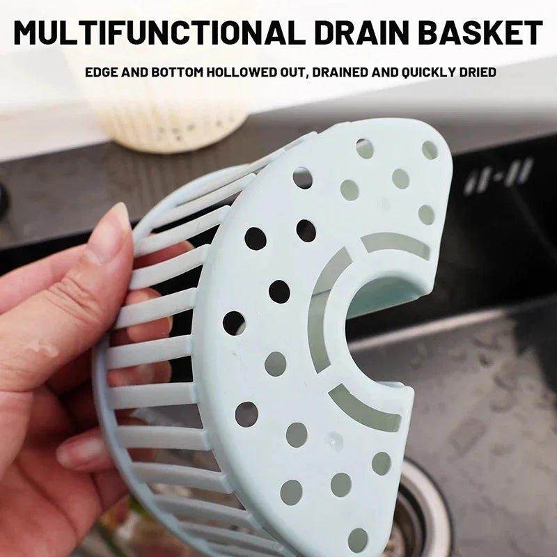 Storage Rack Drain Rack Sink Plastic Hanging Basket Racks Shelf Basket Spout Holder Sponge Storage Kitchen Supplies Faucet Rack