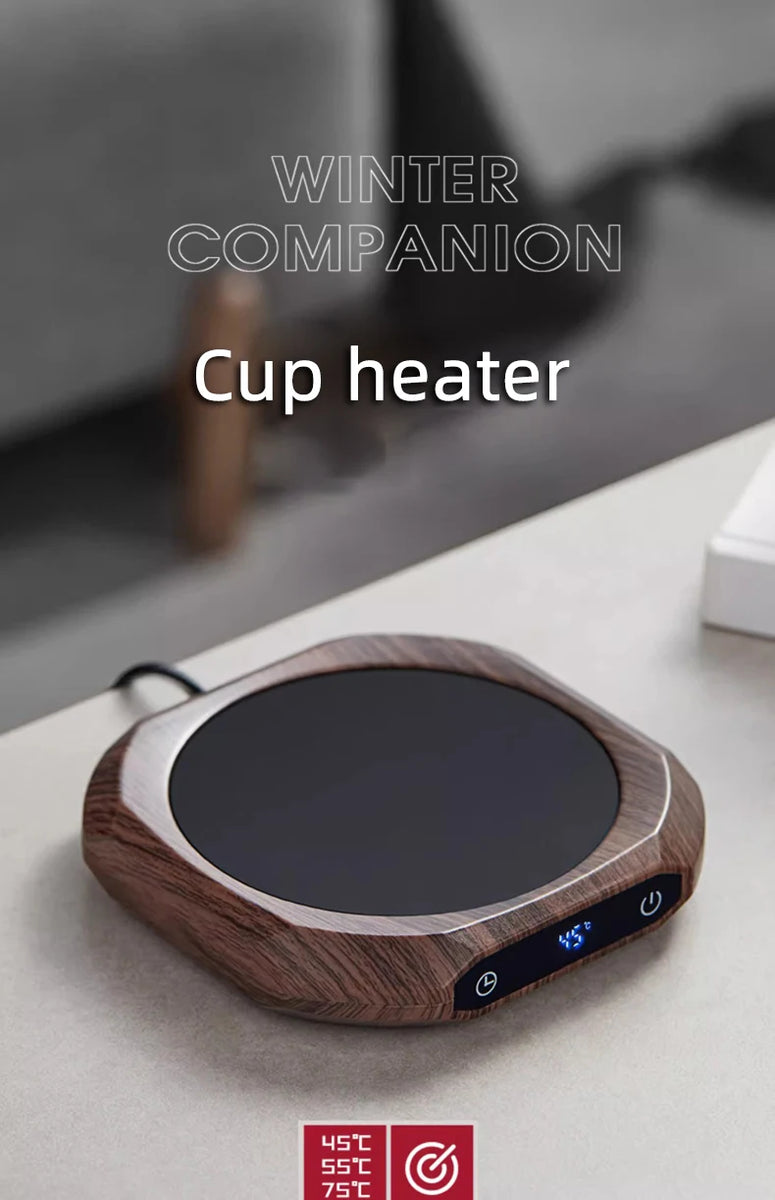 30W Cup Heater Coffee Mug Warmer Heating Pad Electric Hot Plate 3 Gear Temperature Warmer Coaster For Milk Tea Coffee Water 220V