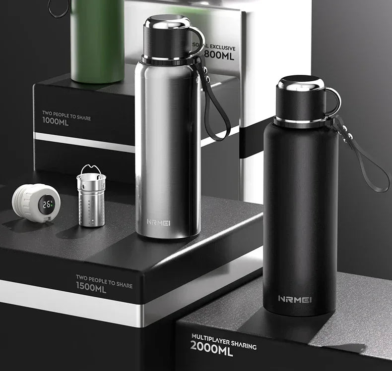 Stainless Steel Vacuum Thermos Portable High Appearance Large Capacity for Hot Coffee Vacuum Thermal Water Bottle Insulated Cup