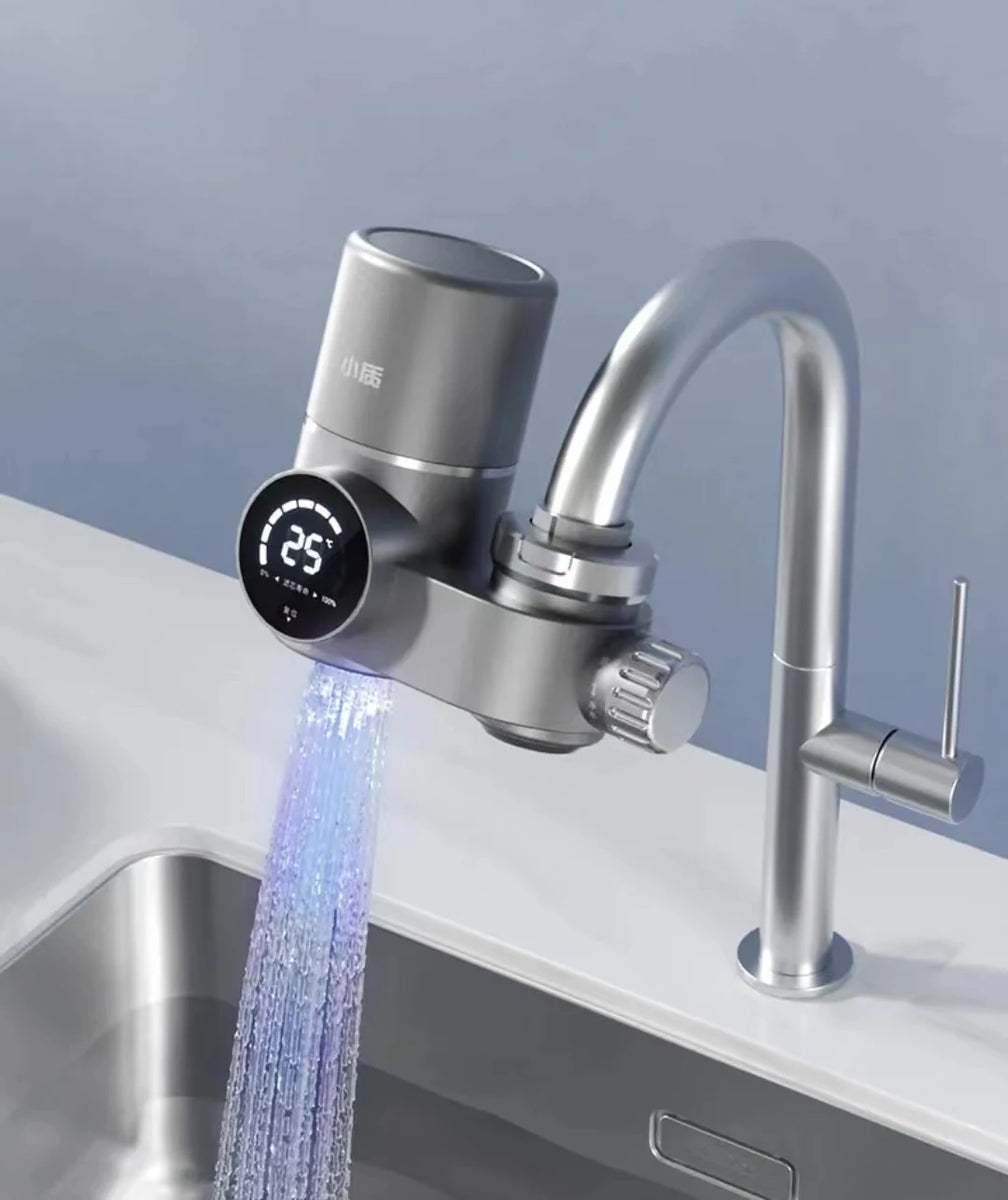 New Youpin Water-power Sterilization Faucet Water Purifier Ultraviolet Deep Sterilization 8-stage Fine Filtration Heating Faucet