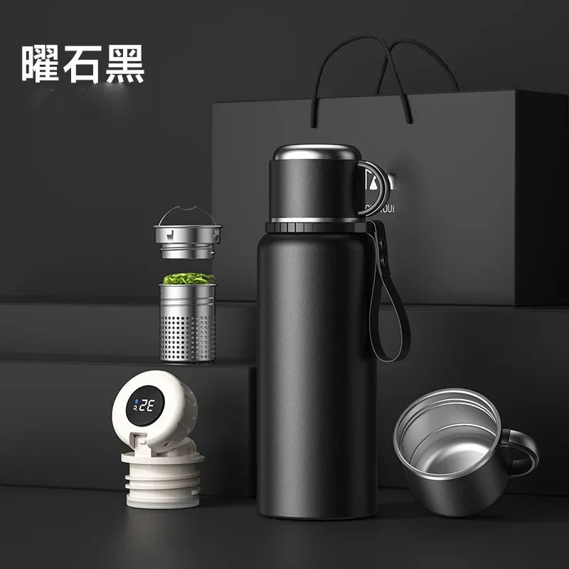 Stainless Steel Vacuum Thermos Portable High Appearance Large Capacity for Hot Coffee Vacuum Thermal Water Bottle Insulated Cup