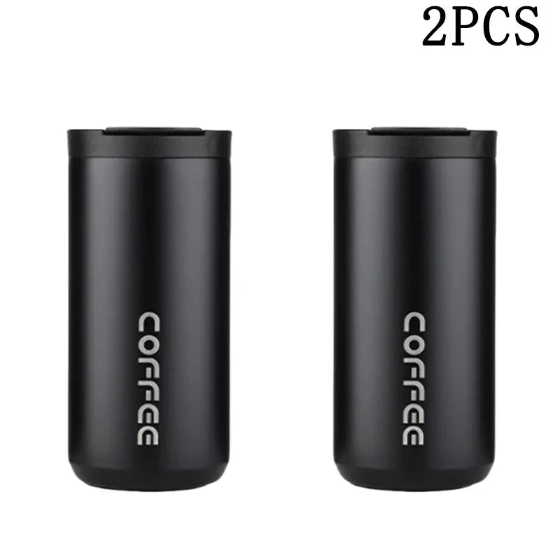 400ML Stainless Steel Coffee Thermos Bottle Thermal Mug Leakproof Car Vacuum Flasks Coffee Cup Travel Portable Insulated Bottles