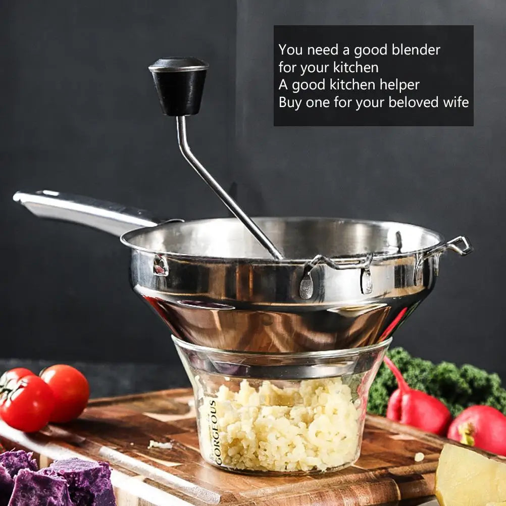 Stainless Steel Potato Masher Manual Potato Ricer Handheld Presser Fruit Juicer Lemon Squeezer Kitchen Tools