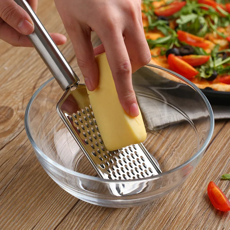 Stainless Steel Handheld Cheese Grater Multi-PurposeKitchen Food Graters for Chocolate Butter Fruit Vegetable Kitchen Items