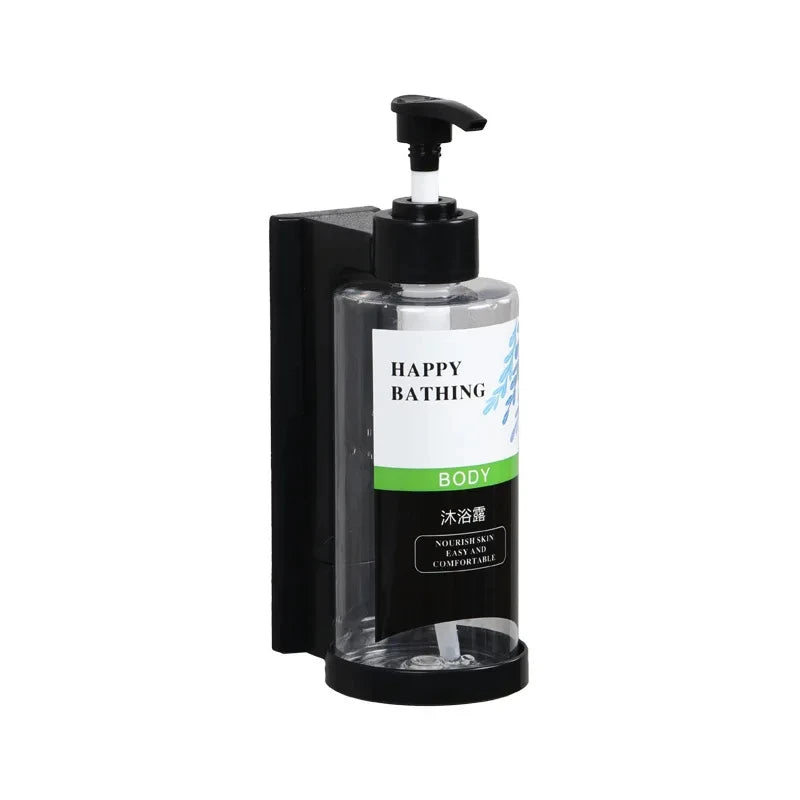 Hotel Shampoo and Shower Gel Separate Bottles Wall Mounted No Punching Hand Sanitizer Boxes Wall Mounted Manual Soap Dispensers