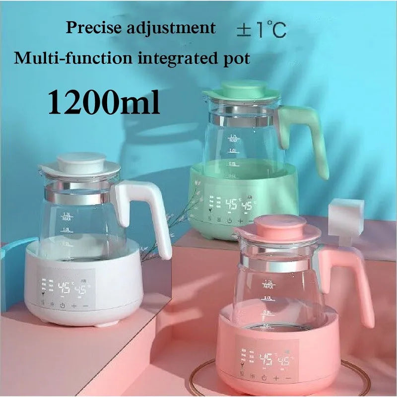 1.2L Infant Thermostatic Milk Regulator Baby Kettle Keep Warm 24 Hours Hot Water Smart Insulation Pot Milk Powder Warmer