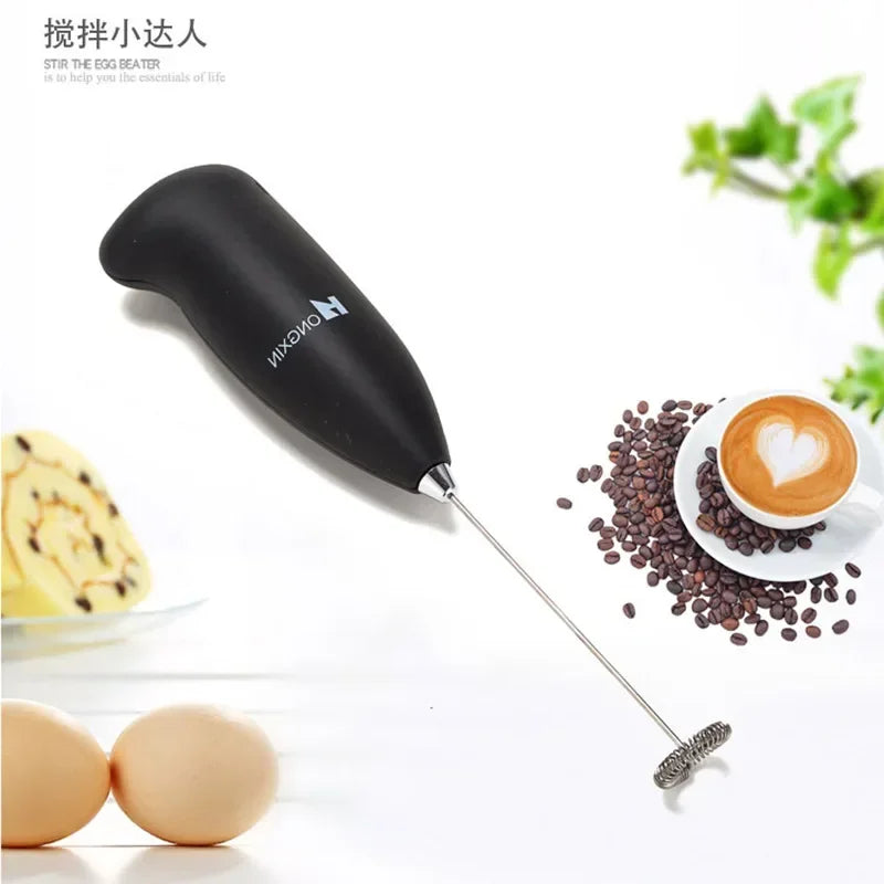 Milk Frother Handheld Mini Electric Foamer Coffee Maker Egg Beater for Cappuccino Stirrer Portable Blender Kitchen Whisk Tools