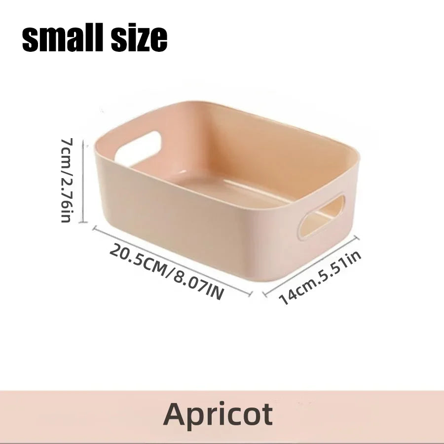 Desktop storage box cosmetics miscellaneous items snacks storage basket kitchen organizing box household drawer plastic storage