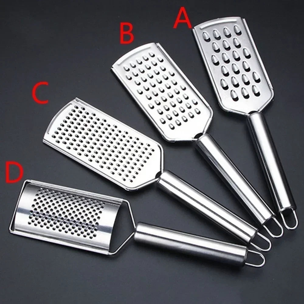 Stainless Steel Handheld Cheese Grater Multi-PurposeKitchen Food Graters for Chocolate Butter Fruit Vegetable Kitchen Items