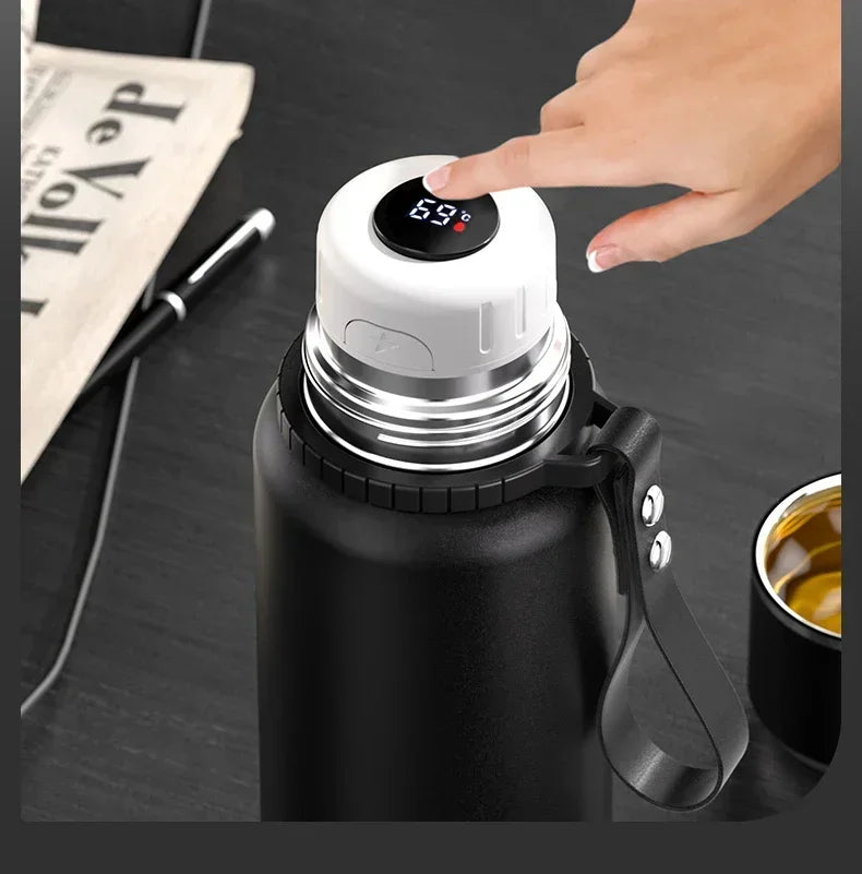 Stainless Steel Vacuum Thermos Portable High Appearance Large Capacity for Hot Coffee Vacuum Thermal Water Bottle Insulated Cup