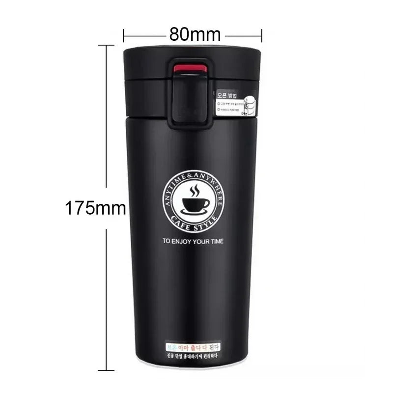 500ml Thermal Mug Double Wall 304 Stainless Steel Coffee Cup Vacuum Flask Thermos Water Bottle Tea Coffee Leak-proof Thermos Mug