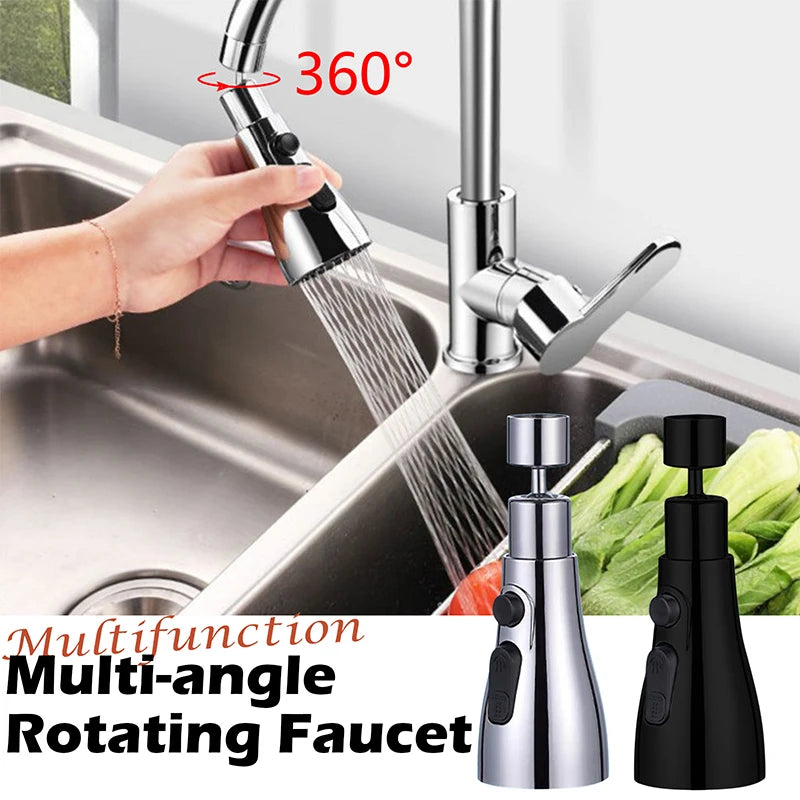 3in1 Faucet Sprayer Pull Out Kitchen Leakproof 360 Degree Ajustable Sink Tap Bathroom Basin Replacement Spray Head High-quality