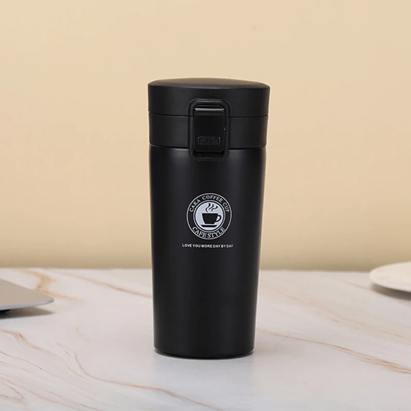 500ML Thermal Mug Leak-proof Thermos Mug Coffee Double Wall 304 Stainless Steel Coffee Cup Tea Vacuum Flask Thermos Water Bottle