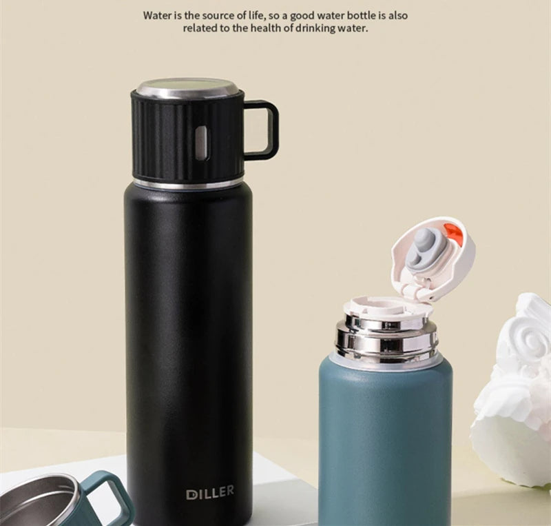 500ml Stainless Steel Thermos Bottle for Hot Coffee Vacuum Thermal Water Bottle Insulated Cup Vacuum Flasks Double Wall Travel