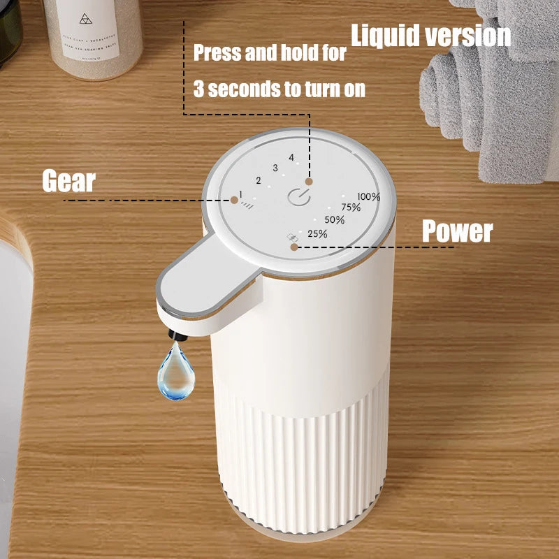 Dishwashing Bubble Dispenser Automatic Sensor Kitchen Bathroom Hand Soap Dispenser Motorized Foam Shower  Dispense