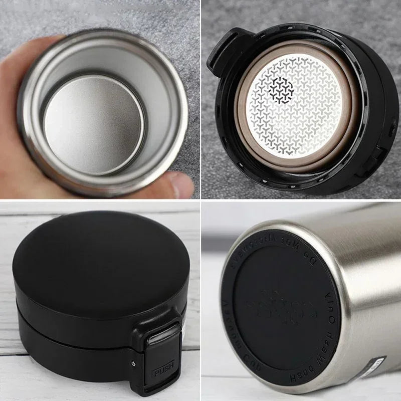 500ml Thermal Mug Double Wall 304 Stainless Steel Coffee Cup Vacuum Flask Thermos Water Bottle Tea Coffee Leak-proof Thermos Mug