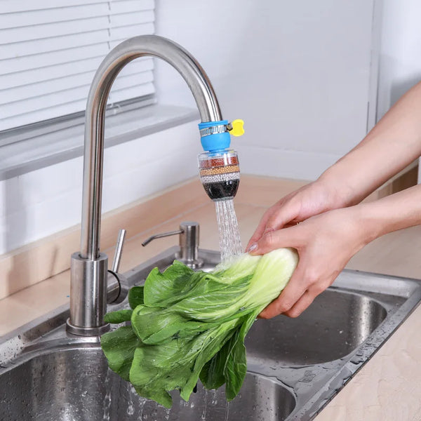 6-layers Water Filter Tap Purifier Medical Stone Coconut Charcoal Nozzle for Faucet Kitchen Accesories Mixer Aerator Bathroom