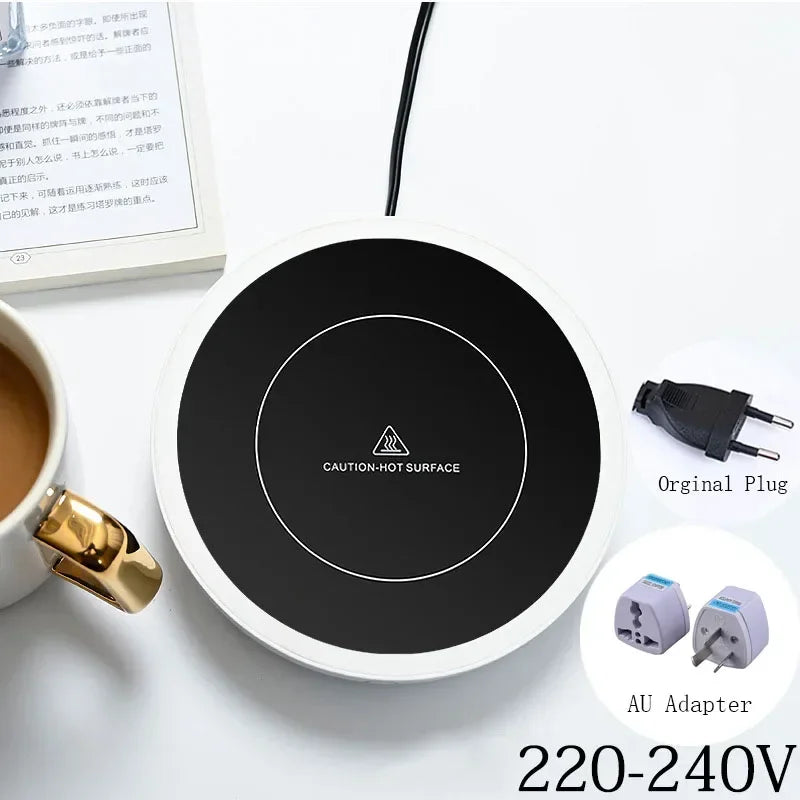 New Coffee Mug Warmer for Milk Tea Teapot Electric Heating Cup Plate High Temperature 80 Degree Celsius for Home Office Desk Use