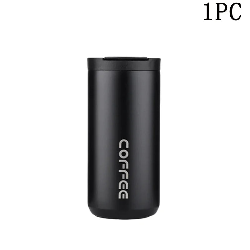 400ML Stainless Steel Coffee Thermos Bottle Thermal Mug Leakproof Car Vacuum Flasks Coffee Cup Travel Portable Insulated Bottles