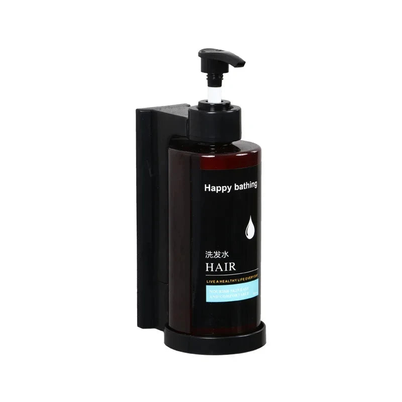 Hotel Shampoo and Shower Gel Separate Bottles Wall Mounted No Punching Hand Sanitizer Boxes Wall Mounted Manual Soap Dispensers