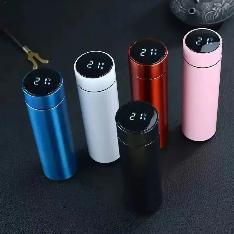 500ML 304 Stainless Steel Vacuum Insulated Bottle Gift Set Office Business Style Coffee Mug Thermos Bottle Portable Flask Carafe