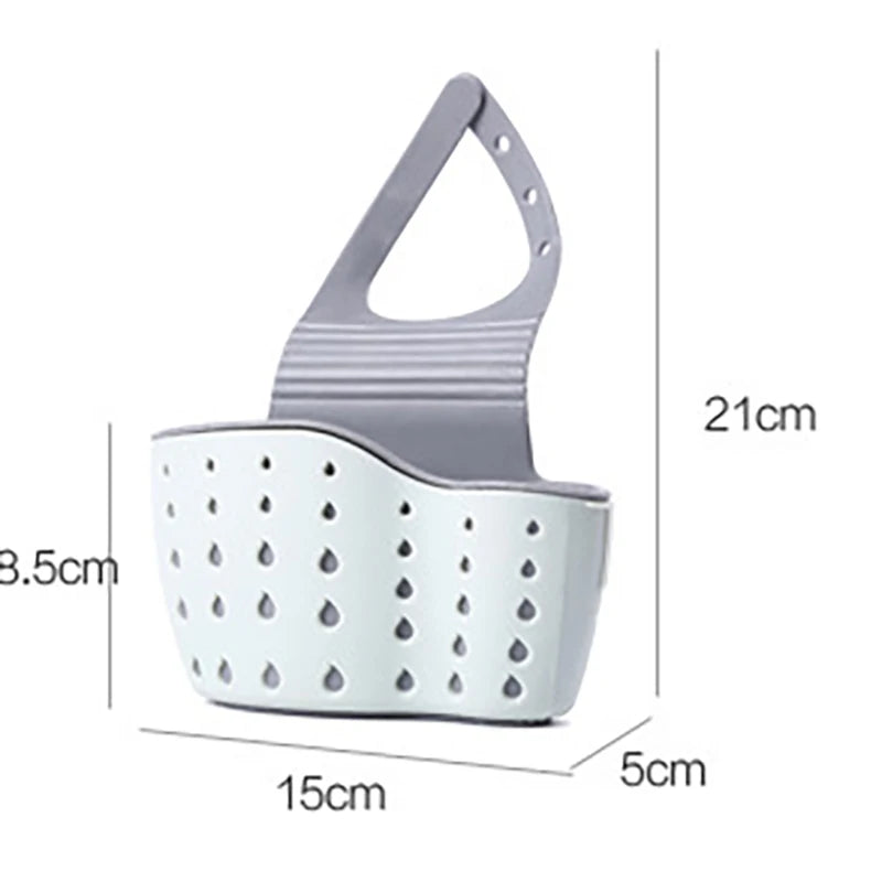 Kitchen Sink Drainage Basket Hanging Bag Faucet Sponge Shelf Dishwashing Dishwashing Sink Hole-free Storage Hanging Basket