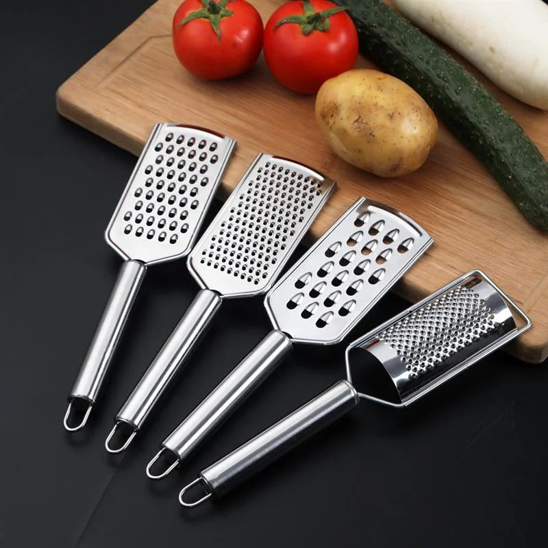 Stainless Steel Handheld Cheese Grater Multi-PurposeKitchen Food Graters for Chocolate Butter Fruit Vegetable Kitchen Items