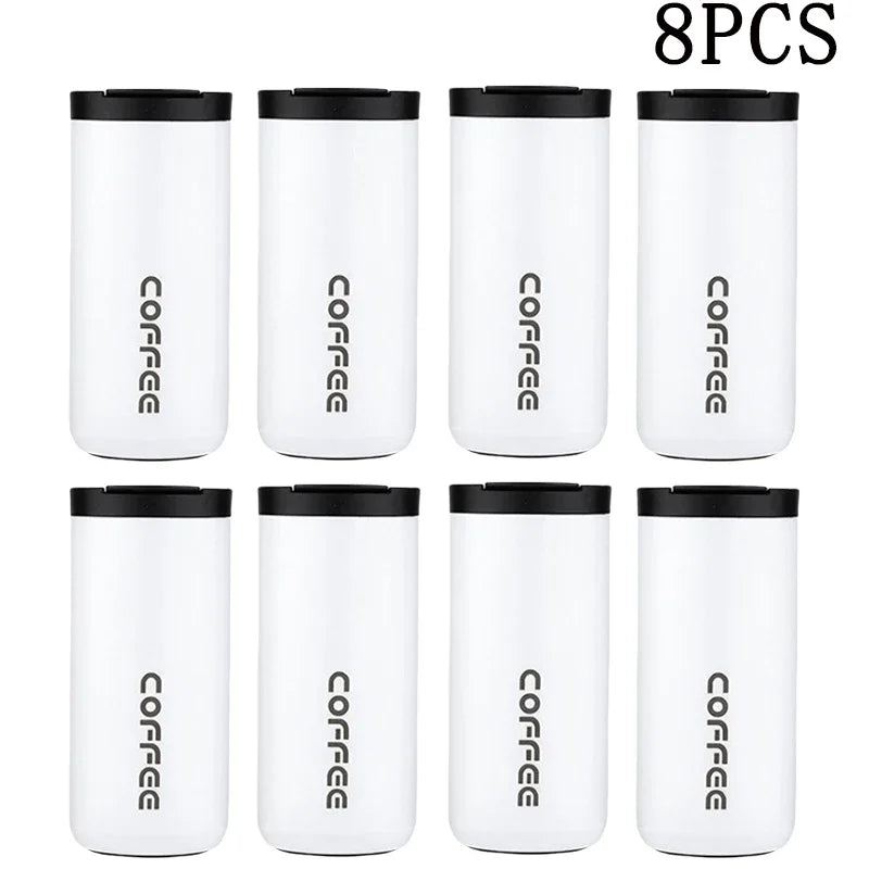 400ML Stainless Steel Coffee Thermos Bottle Thermal Mug Leakproof Car Vacuum Flasks Coffee Cup Travel Portable Insulated Bottles